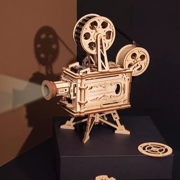 ROKR Vitascope 3D Puzzle Vintage Film Projector NWT - Picture 2 of 6